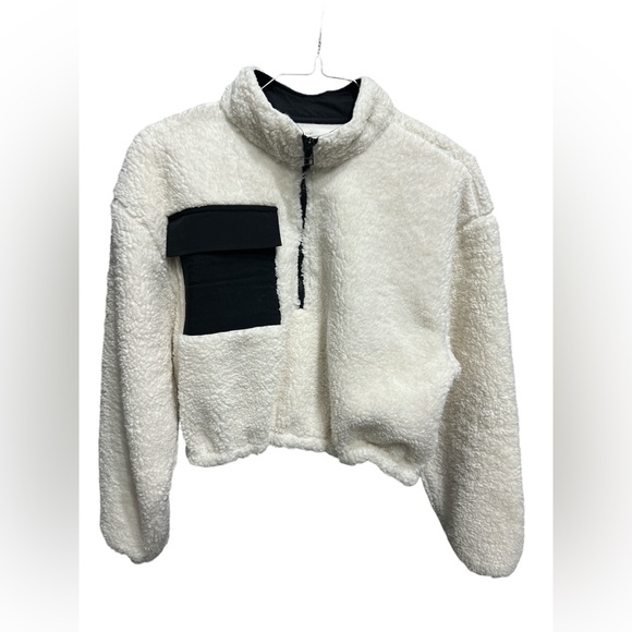 OAK + FORT Cream and Black Jacket Size S - Picture 2 of 3